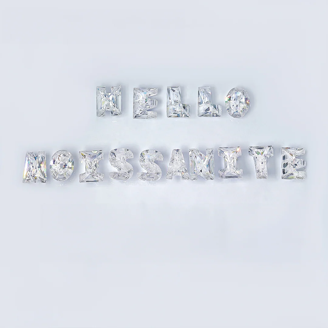 ALPHABET LETTERS CUT MOISSANITE LOOSE DIAMOND - Image 6
